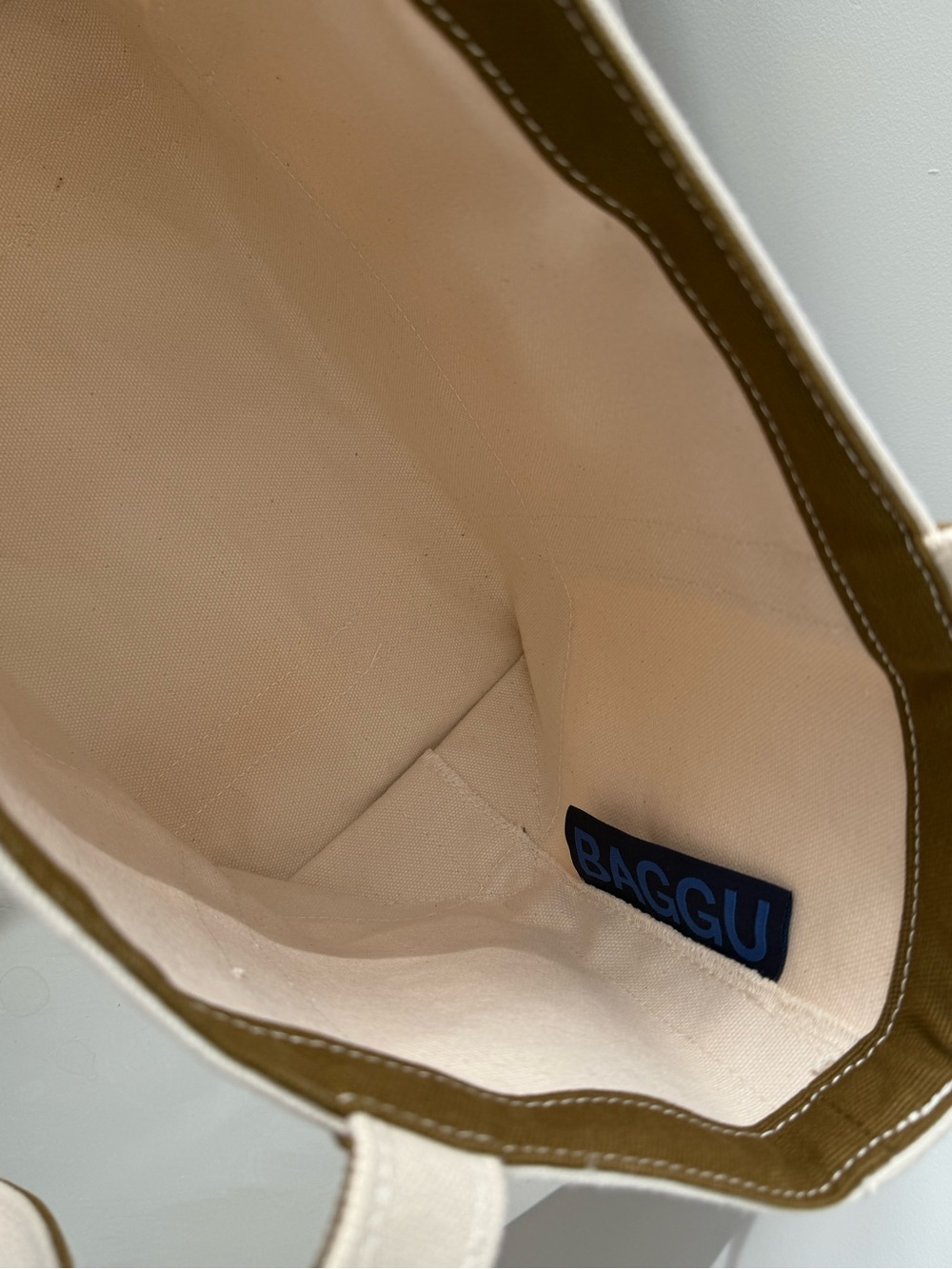 BAGGU SMALL HEAVYWEIGHT CANVAS TOTE - Picture 5 of 5